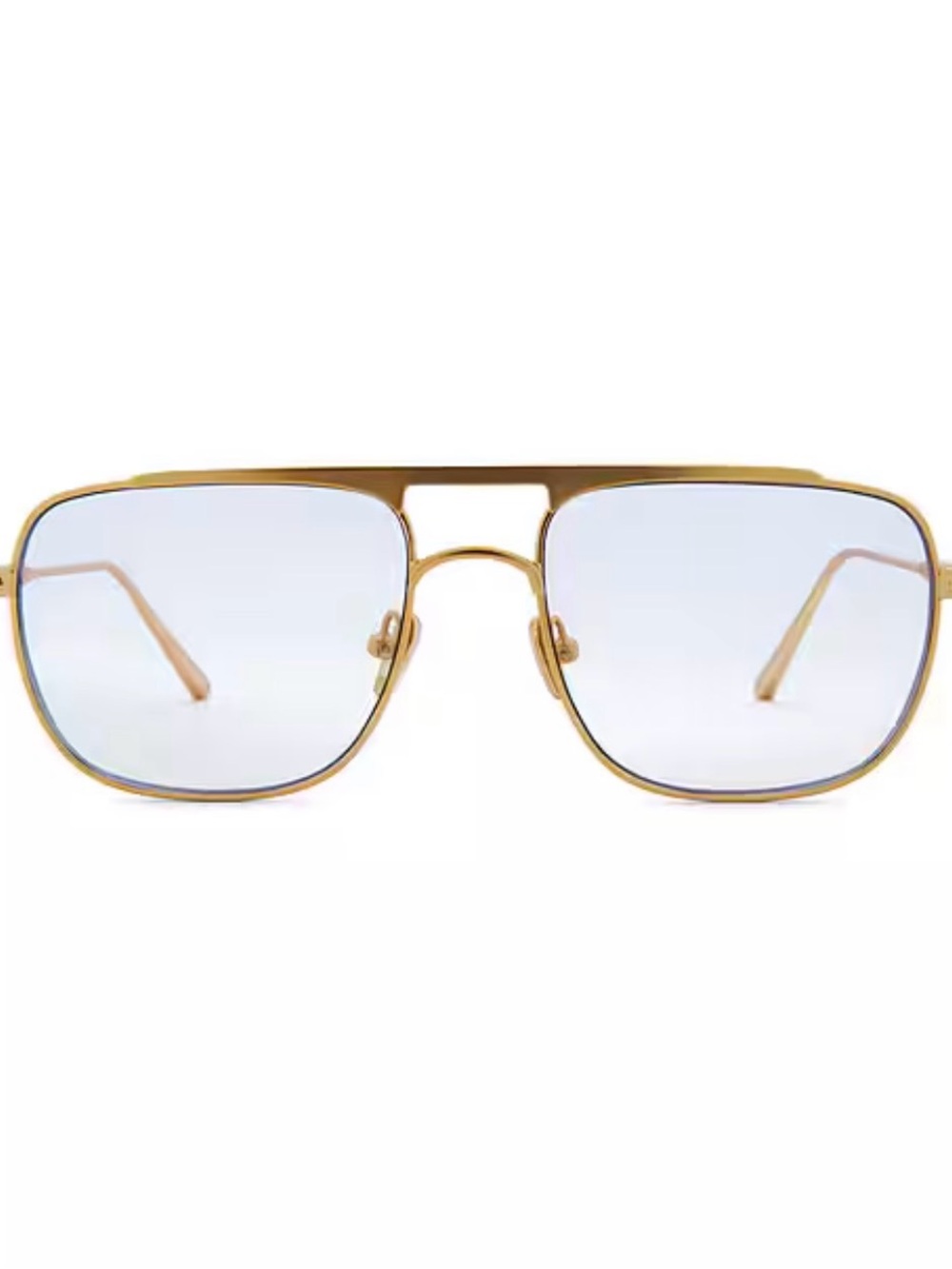 Elisa Johnson Jane Sunglasses, Gold Metal. New in Box.